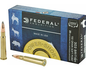 Federal PowerShok Ammunition 303 British 150gr SP 20rd