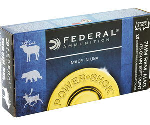 Federal PowerShok 7mm Remington 175gr SP Ammunition 20rd