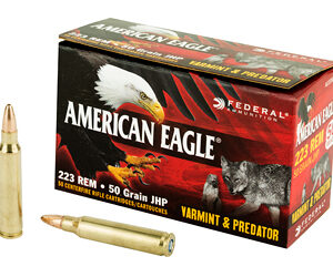 Federal Varmint & Predator Ammunition 223 Remington 50gr JHP 50rd