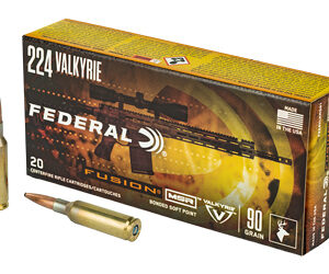 Federal Fusion 224VLK Ammunition 90gr 20rd