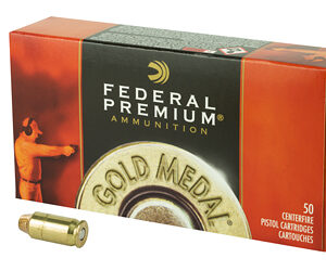 Federal Gold Medal Ammunition 45ACP 185 FM/SW 50rd