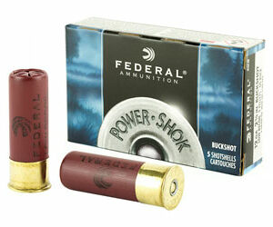 Federal Powershock Ammunition 12 Gauge 2.75 LR 00 Buckshot 5rd
