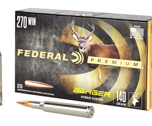 Federal Premium Ammunition Hybrid Hunter 270 Win 140gr 20rd