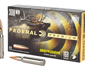 Federal Premium Ammunition 308WIN 168gr Hybrid Hunter 20rd