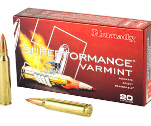 Hornady SuperFormance Varmint Ammunition 223 Remington 53gr V-MAX 20rd
