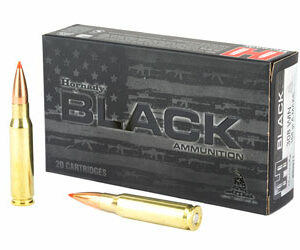Hornady Black Ammunition 308 Winchester 168gr A-MAX 20rd