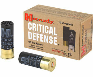 Hornady Critical Defense Ammunition 12ga 00Buck 10rd