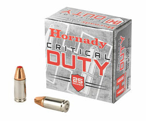Hornady Critical Duty Ammunition 9mm 135gr HP 25rd
