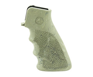 Hogue Overmold Grip for AR/M16, Finger Grooves, Green