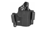 LAG Defender 1911 3" Outside Waistband/Inside Waistband Black Right Hand Holster
