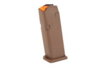 Mag Glock OEM 19 9mm 15rd Flat Dark Earth Package