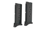 Mag Ruger LC9/EC9s 7rd Black with Extension 2 Pack