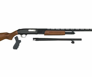 Mossberg 500 Combo 12 Gauge 3 Inch 28 Inch Ribbed and 18.5 Inch Cylinder Grip Wood