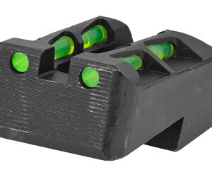 HIVIZ LiteWave Rear Sight for SA 1911 - Green/Red/Black