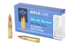 PPU Ammunition 300 Blackout 125gr FMJ 20rd
