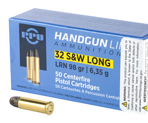 PPU 32 S&W Long Lead Round Nose 98gr 50rd