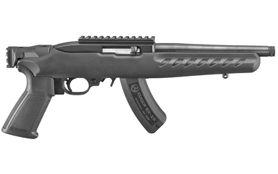 Ruger 22 Charger .22LR 8" 15rd Black with Rear Picatinny-img-0