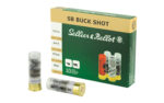 Sellier & Bellot Ammunition 12ga 2.75" 1.12oz 00 Buck 9 Pellet 10rd