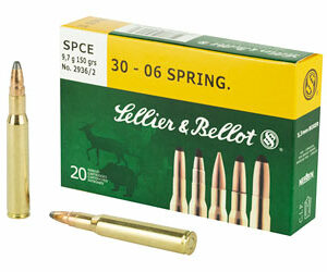 Sellier & Bellot 30-06 150gr SPCE Ammunition 20rd