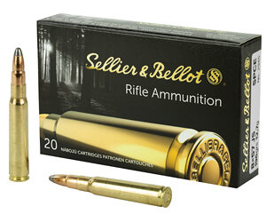 Sellier & Bellot Ammunition 8mm Mauser Soft Point Cut Through 196gr 20rd
