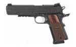 Sig 1911R 45ACP 5 8RD Black Night Sights Rosewood