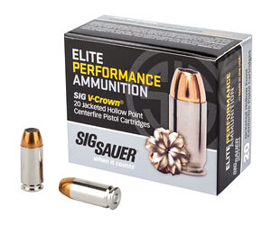 Sig Ammunition 40SW 165gr JHP 20rd