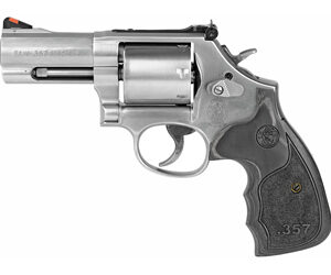 Smith & Wesson 686 Plus Deluxe 3" .357 Magnum 7rd Wood Stainless