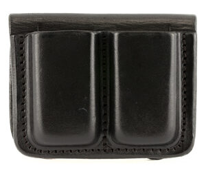 Tagua MC6 Dual Magazine Pouch for Glock 42/43, Ambidextrous, Black