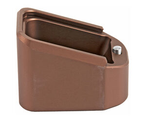 Taran Tactical Innovations Fiber Reinforced Polymer Basepad for Glock 9mm/.40 S&W +5/+6 Bronze