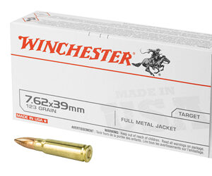 Winchester USA 762x39 123gr FMJ Ammunition 20rd