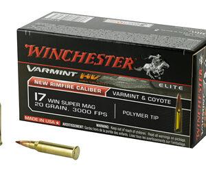 Winchester Varmint HV Ammunition 17WSM 20gr PT 50rd