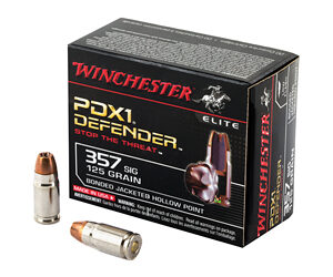 Win Defender Ammunition 357 SIG 125gr JHP 20rd
