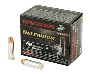 Win Defender 38 Special +P 130gr JHP Ammunition 20rd