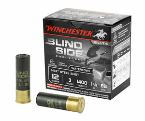 Winchester Blind Side Ammunition 12ga 3" Hex Shot BB 25rd