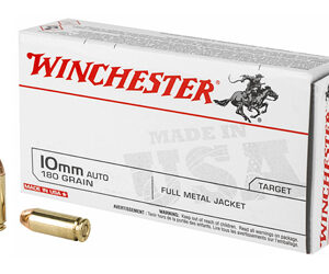 Winchester USA 10mm 180gr FMJ Ammunition 50rd/500