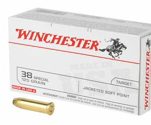 Winchester USA Ammunition 38 Special 125gr JSP 50rd
