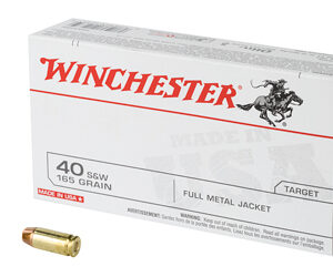Win USA Ammunition 40SW 165gr FMJ 50rd