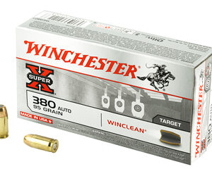 Winchester Winclean Ammunition 380 ACP 95gr 50rd