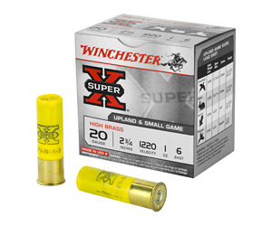 Winchester Super-X 20 Gauge 2.75" #6 Shot Ammunition 25rd