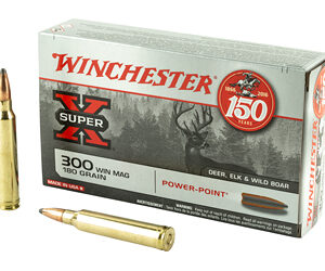 Winchester Power Point Ammunition 300 Win Mag 180gr 20rd