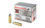 Winchester Super-X 45LC 255gr LRN Ammunition 20rd