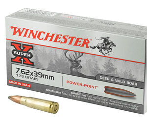Winchester Super-X Power Point 7.62x39 123gr 20rd Ammunition