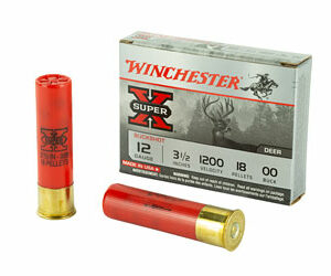 Winchester Super X Ammunition 12ga 3.5in 00 Buck 18 Pelt 5rd