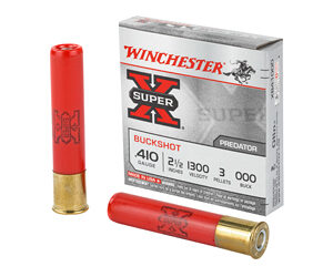 Winchester Super X Ammunition 410GA 2.5in 000 Buckshot 3 Pellets 5rd