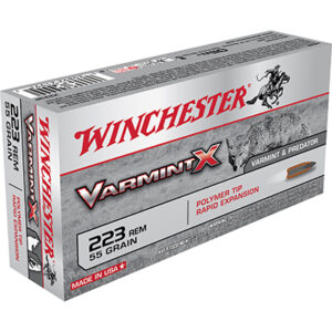 Winchester Varmint X Ammunition .223 Rem 55gr Poly Tip 20rd