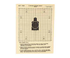 25 Meter DOD M16A2 Action Target, 100 Pack
