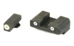 Ameriglo Tritium Front & Rear Sights for Glock 17/19 - Green