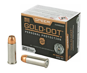 Speeer Gold Dot Ammunition .44 Special 200gr HP 20rd
