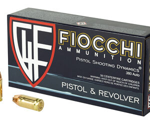 Fiocchi Ammunition 380 ACP 90gr JHP 50rd