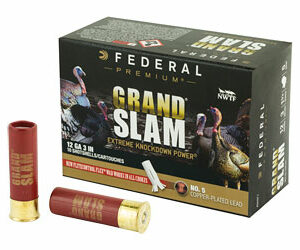Federal Grand Slam Ammunition 12GA 3" #5 1.75OZ 10rd
